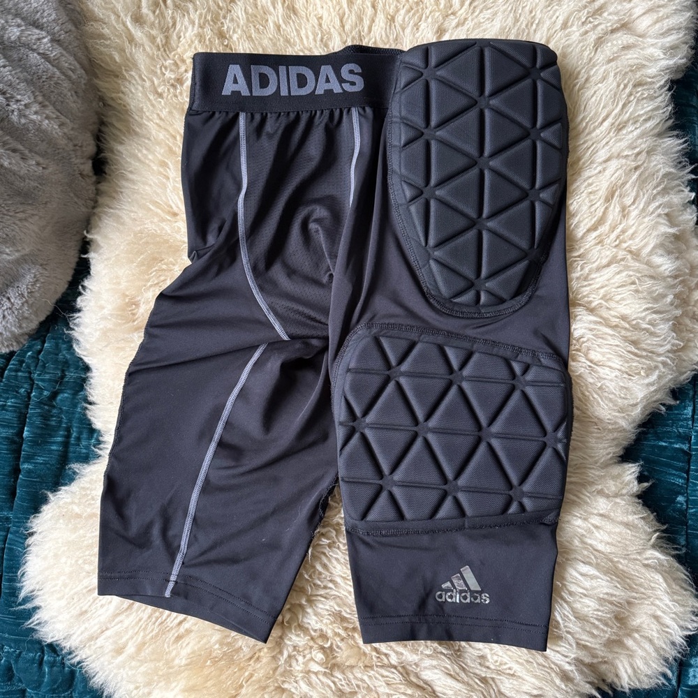 adidas Youth Techfit 5 Pad Printed Integrated Football Girdle Youth M
